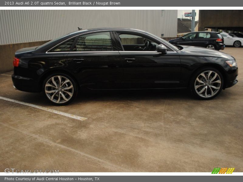 Brilliant Black / Nougat Brown 2013 Audi A6 2.0T quattro Sedan