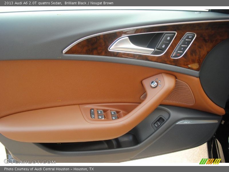 Brilliant Black / Nougat Brown 2013 Audi A6 2.0T quattro Sedan