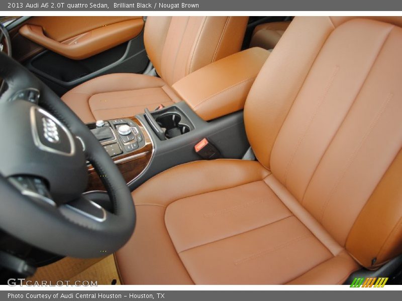 Brilliant Black / Nougat Brown 2013 Audi A6 2.0T quattro Sedan