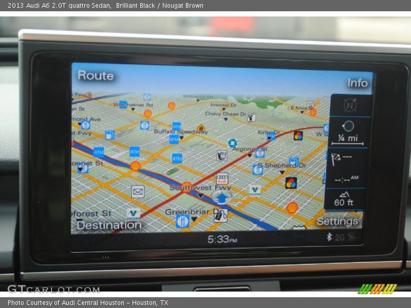 Brilliant Black / Nougat Brown 2013 Audi A6 2.0T quattro Sedan