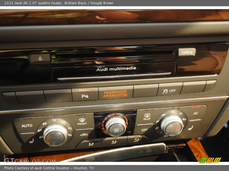 Brilliant Black / Nougat Brown 2013 Audi A6 2.0T quattro Sedan