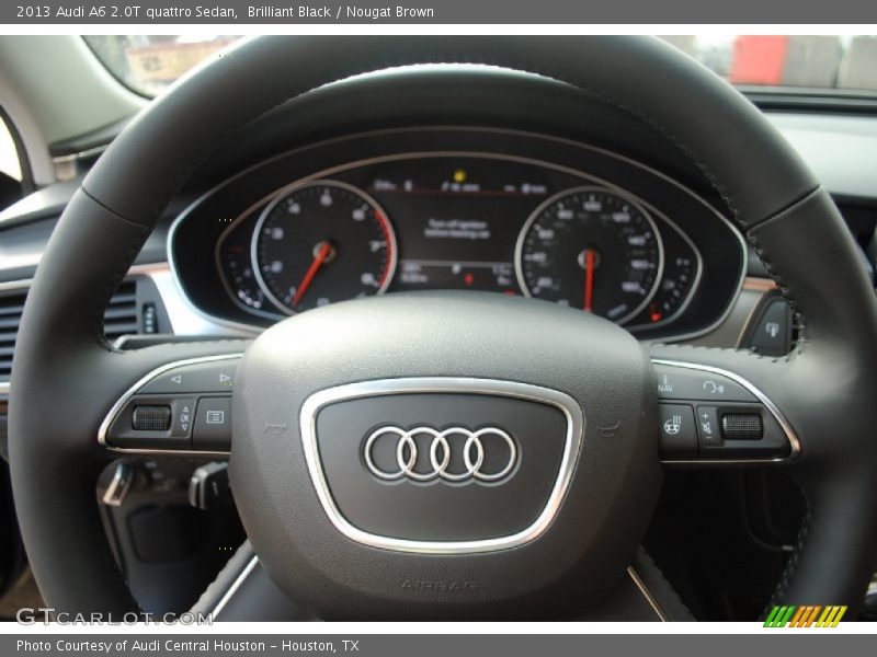 Brilliant Black / Nougat Brown 2013 Audi A6 2.0T quattro Sedan