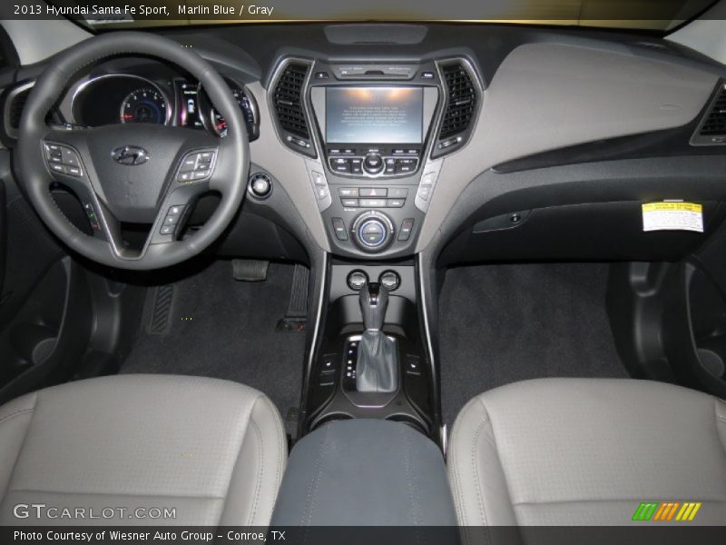 Marlin Blue / Gray 2013 Hyundai Santa Fe Sport