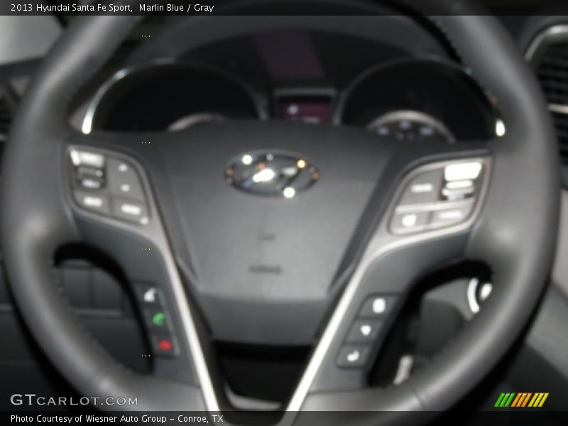 Marlin Blue / Gray 2013 Hyundai Santa Fe Sport
