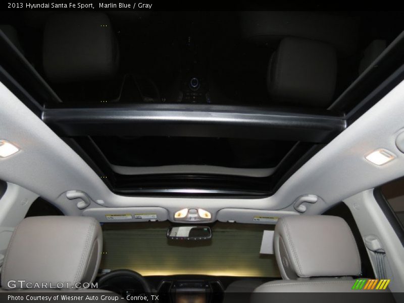 Marlin Blue / Gray 2013 Hyundai Santa Fe Sport