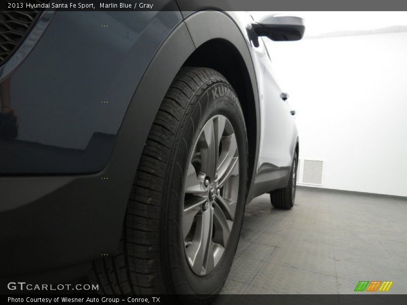 Marlin Blue / Gray 2013 Hyundai Santa Fe Sport
