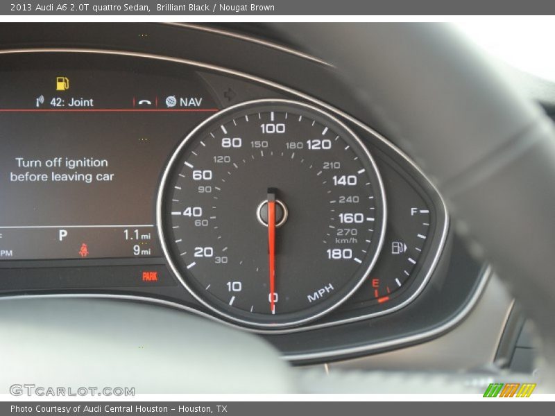 Brilliant Black / Nougat Brown 2013 Audi A6 2.0T quattro Sedan