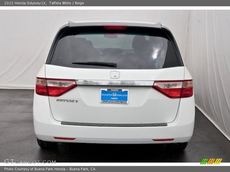 Taffeta White / Beige 2013 Honda Odyssey LX
