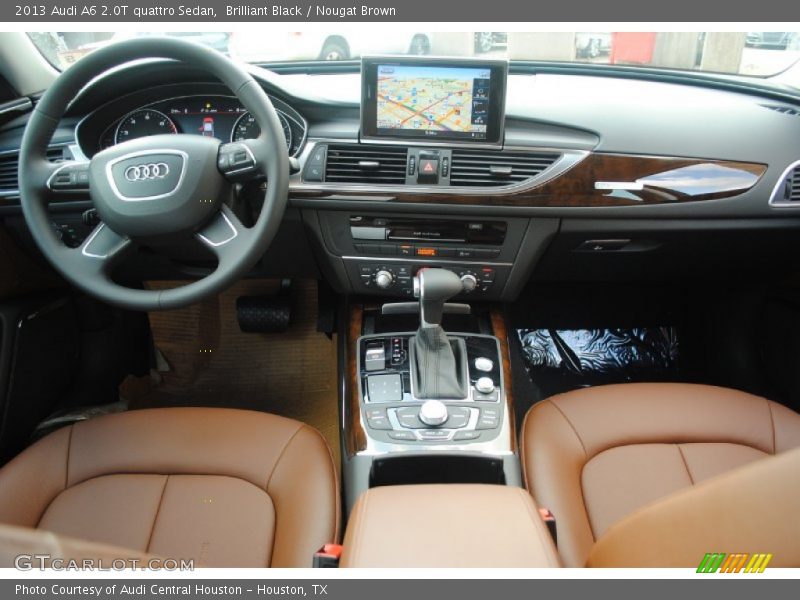 Brilliant Black / Nougat Brown 2013 Audi A6 2.0T quattro Sedan