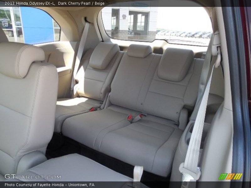 Dark Cherry Pearl / Beige 2013 Honda Odyssey EX-L
