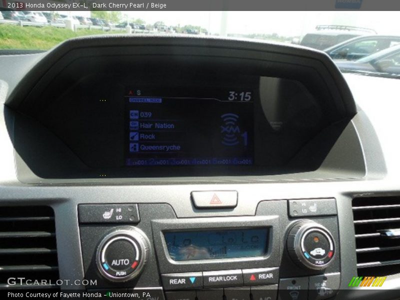 Dark Cherry Pearl / Beige 2013 Honda Odyssey EX-L
