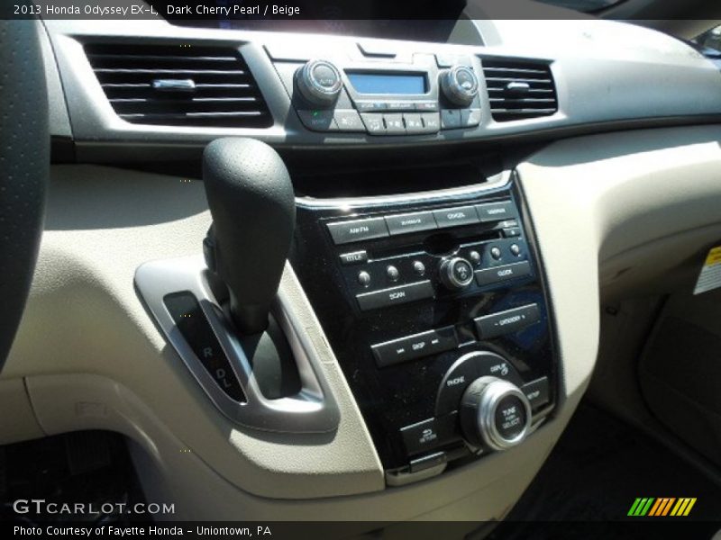 Dark Cherry Pearl / Beige 2013 Honda Odyssey EX-L
