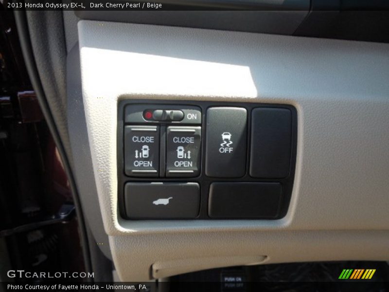 Dark Cherry Pearl / Beige 2013 Honda Odyssey EX-L