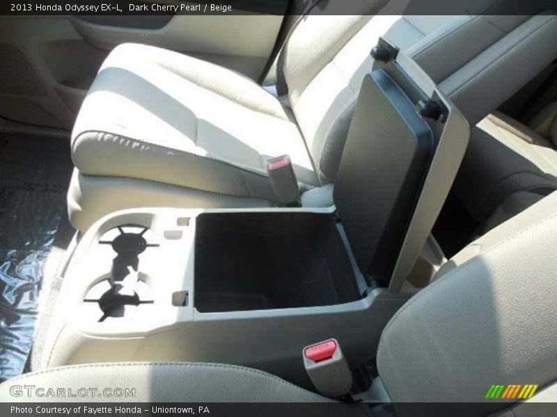 Dark Cherry Pearl / Beige 2013 Honda Odyssey EX-L
