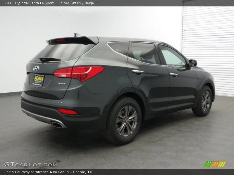 Juniper Green / Beige 2013 Hyundai Santa Fe Sport