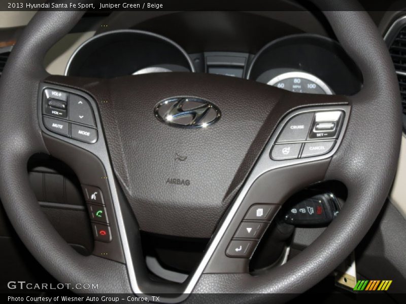 Juniper Green / Beige 2013 Hyundai Santa Fe Sport