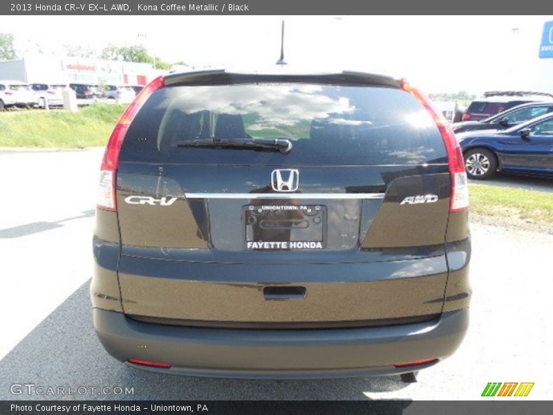 Kona Coffee Metallic / Black 2013 Honda CR-V EX-L AWD