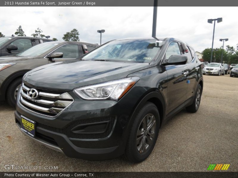 Juniper Green / Beige 2013 Hyundai Santa Fe Sport