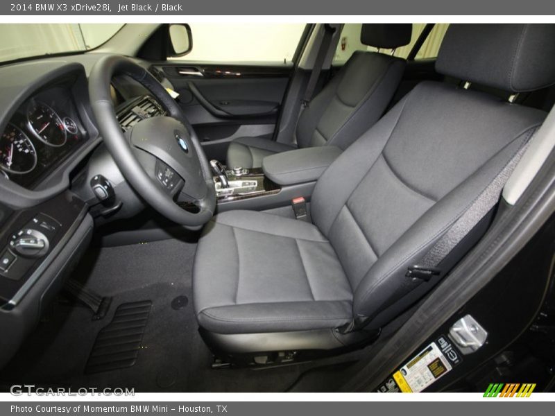 Jet Black / Black 2014 BMW X3 xDrive28i