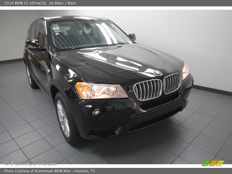 Jet Black / Black 2014 BMW X3 xDrive28i