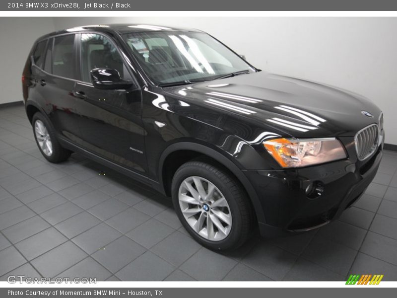 Jet Black / Black 2014 BMW X3 xDrive28i