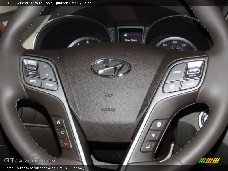 Juniper Green / Beige 2013 Hyundai Santa Fe Sport