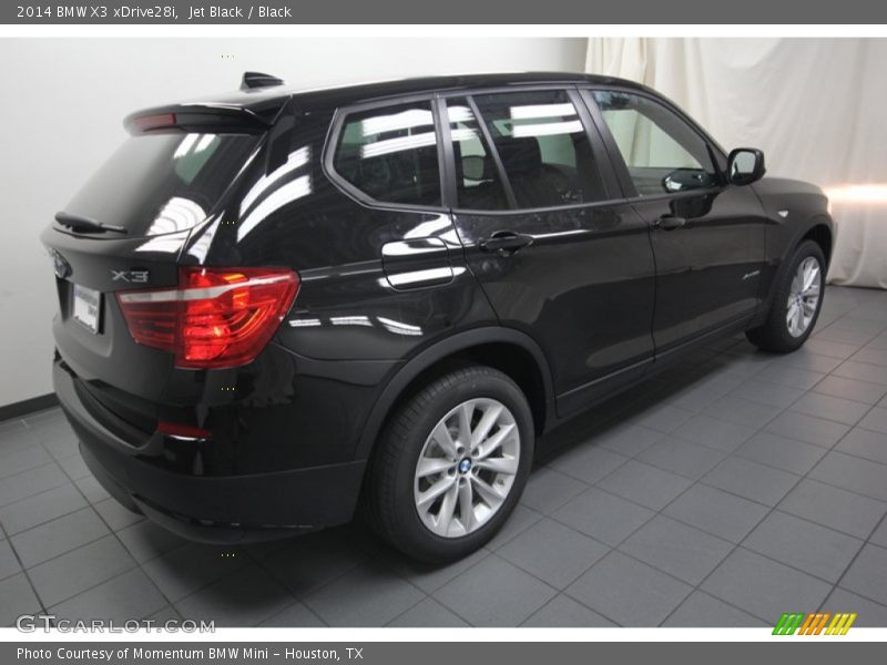 Jet Black / Black 2014 BMW X3 xDrive28i