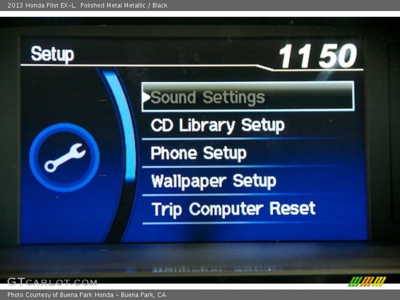 Polished Metal Metallic / Black 2013 Honda Pilot EX-L