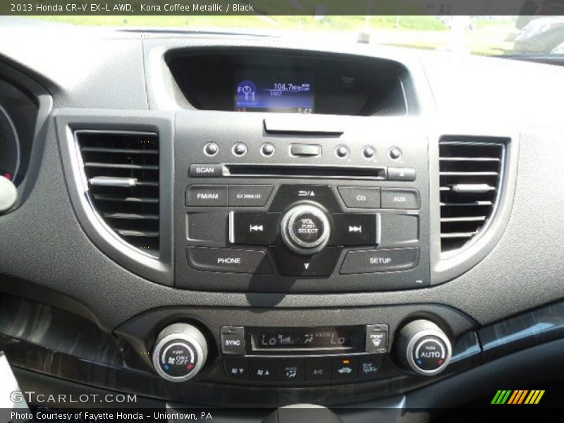 Kona Coffee Metallic / Black 2013 Honda CR-V EX-L AWD