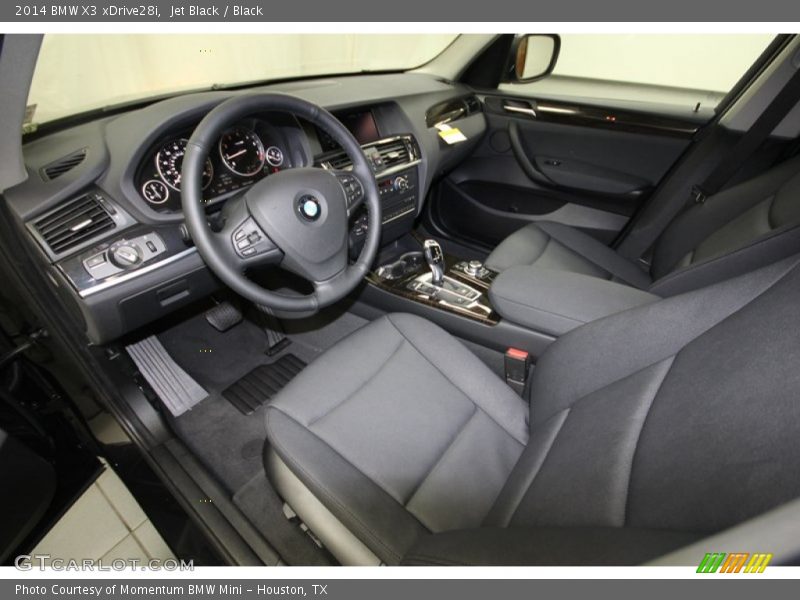 Jet Black / Black 2014 BMW X3 xDrive28i