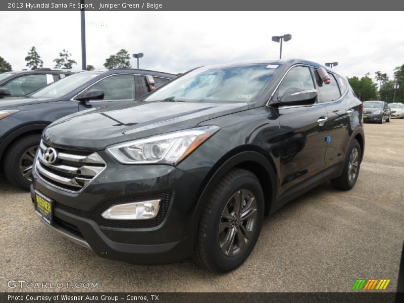 Juniper Green / Beige 2013 Hyundai Santa Fe Sport