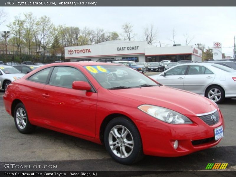 Absolutely Red / Ivory 2006 Toyota Solara SE Coupe