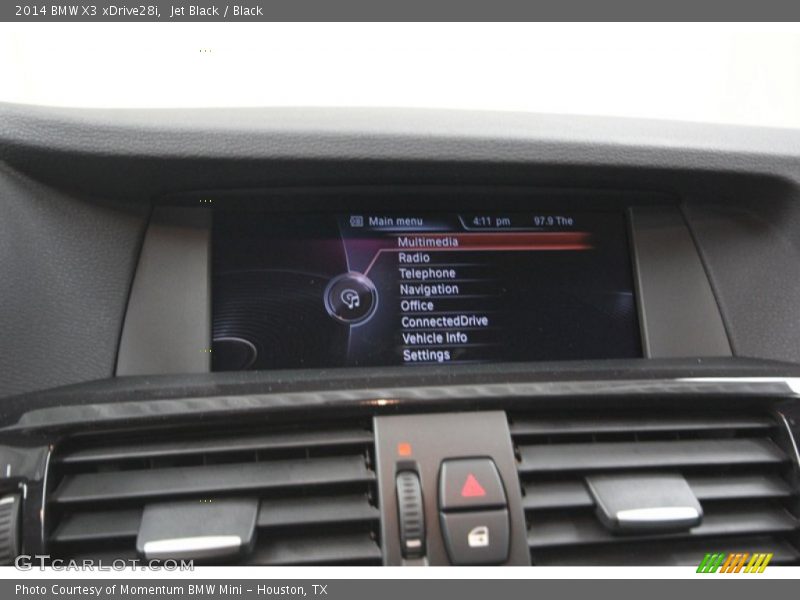 Jet Black / Black 2014 BMW X3 xDrive28i