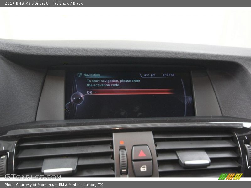 Jet Black / Black 2014 BMW X3 xDrive28i