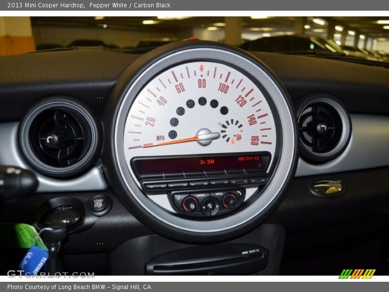Pepper White / Carbon Black 2013 Mini Cooper Hardtop