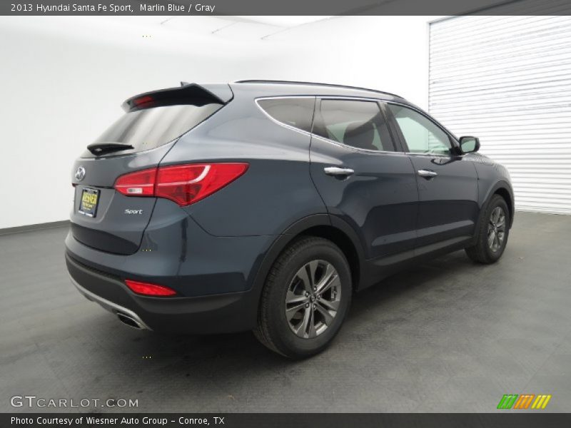 Marlin Blue / Gray 2013 Hyundai Santa Fe Sport