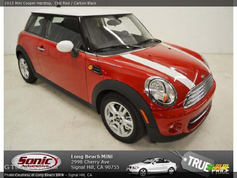 Chili Red / Carbon Black 2013 Mini Cooper Hardtop