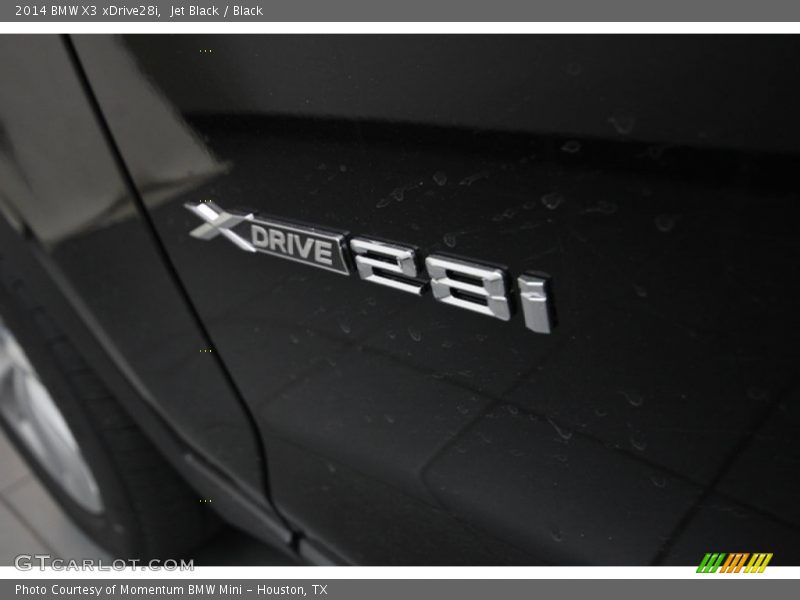 Jet Black / Black 2014 BMW X3 xDrive28i