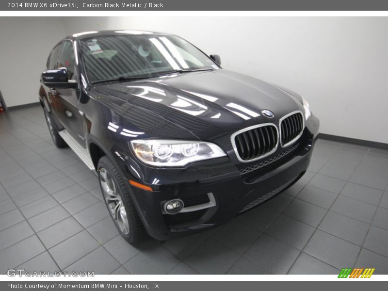 Carbon Black Metallic / Black 2014 BMW X6 xDrive35i