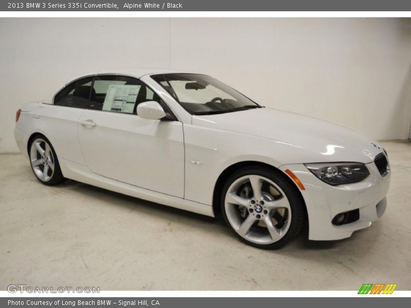 Alpine White / Black 2013 BMW 3 Series 335i Convertible