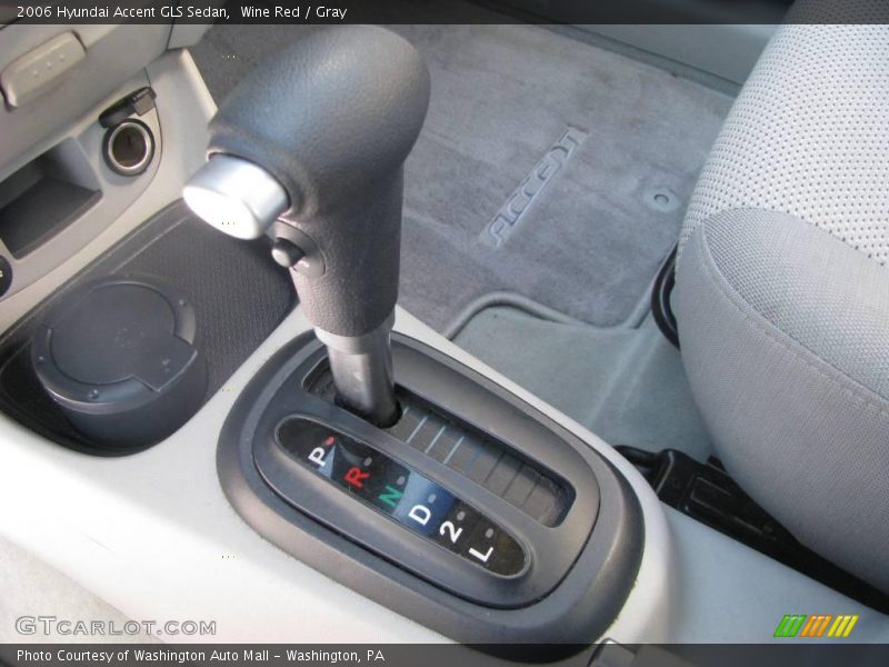 Wine Red / Gray 2006 Hyundai Accent GLS Sedan