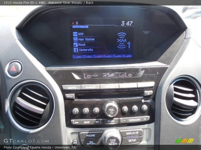 Alabaster Silver Metallic / Black 2013 Honda Pilot EX-L 4WD