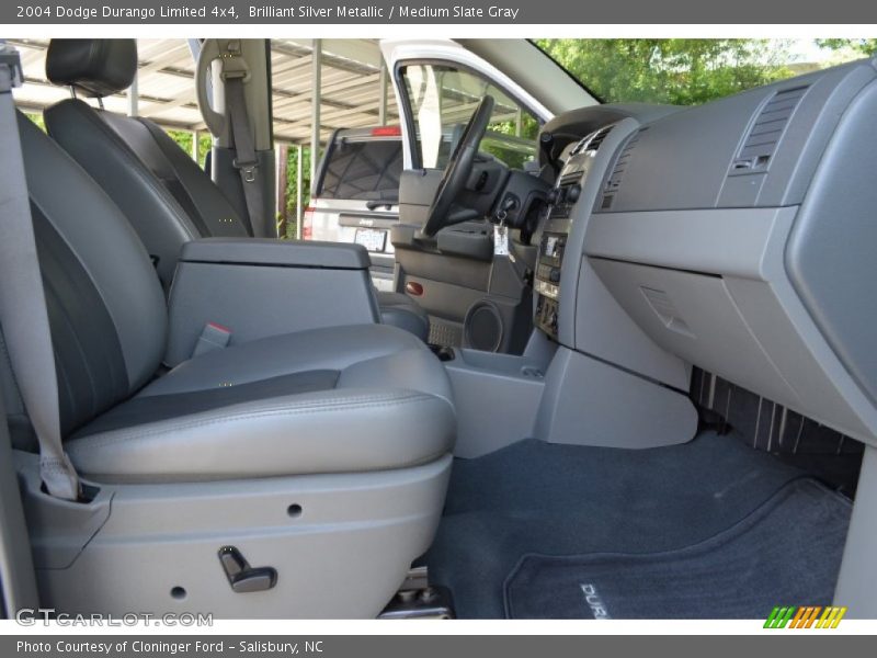 Brilliant Silver Metallic / Medium Slate Gray 2004 Dodge Durango Limited 4x4