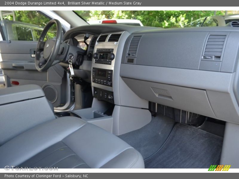 Brilliant Silver Metallic / Medium Slate Gray 2004 Dodge Durango Limited 4x4