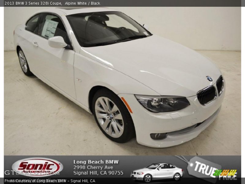 Alpine White / Black 2013 BMW 3 Series 328i Coupe