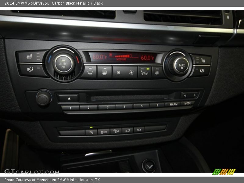 Carbon Black Metallic / Black 2014 BMW X6 xDrive35i
