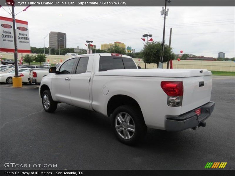 Super White / Graphite Gray 2007 Toyota Tundra Limited Double Cab