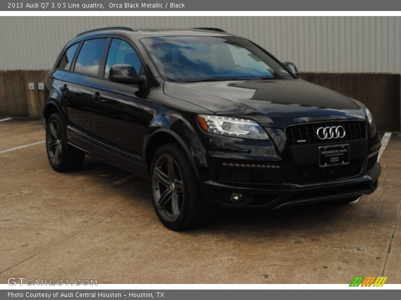 Orca Black Metallic / Black 2013 Audi Q7 3.0 S Line quattro