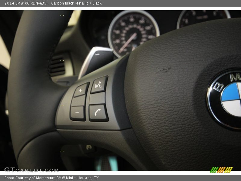 Carbon Black Metallic / Black 2014 BMW X6 xDrive35i