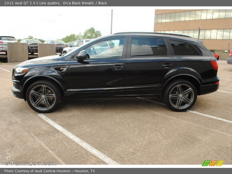 Orca Black Metallic / Black 2013 Audi Q7 3.0 S Line quattro